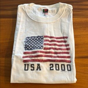 Fruit of the Loom Mens Large Shortsleeved USA Tee